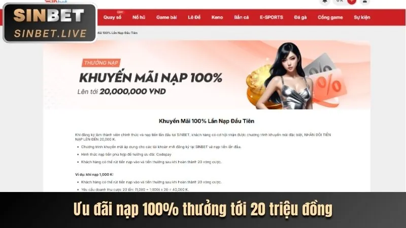 Ưu đãi hoàn trả hàng ngày Niw88